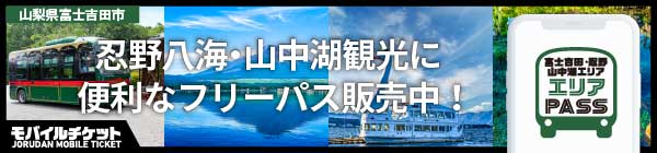 富士急バス 富士吉田・忍野・山中湖エリア 2DAYPASS