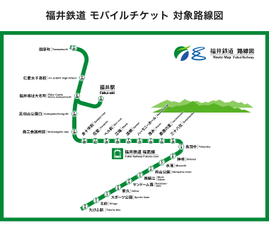 福井鉄道 対象路線