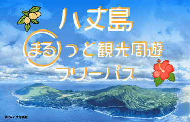 東京都・八丈町 八丈島まるっと観光周遊フリーパス
