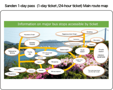 Sanden Kotsu Route map